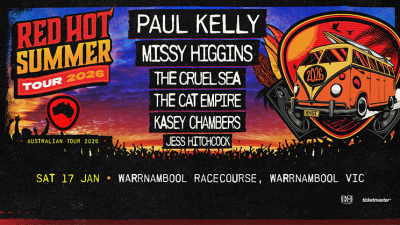 Red Hot Summer Tour - Paul Kelly - Warrnambool Racecourse - Saturday 17th January 2026